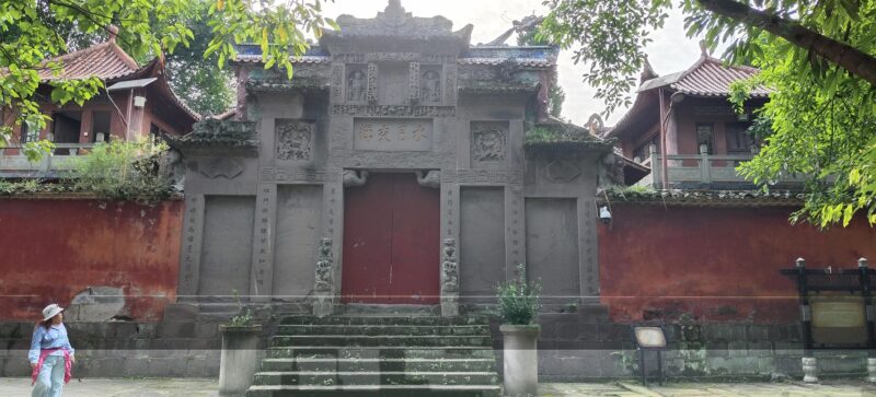 Traditional architecture of Laitan Ancient Town near Chongqing cultural attractions