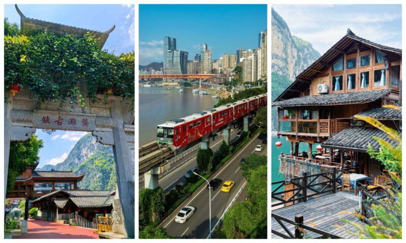 Chongqing 3 Day Tour with scenic city views, riverside landscapes and traditional architecture