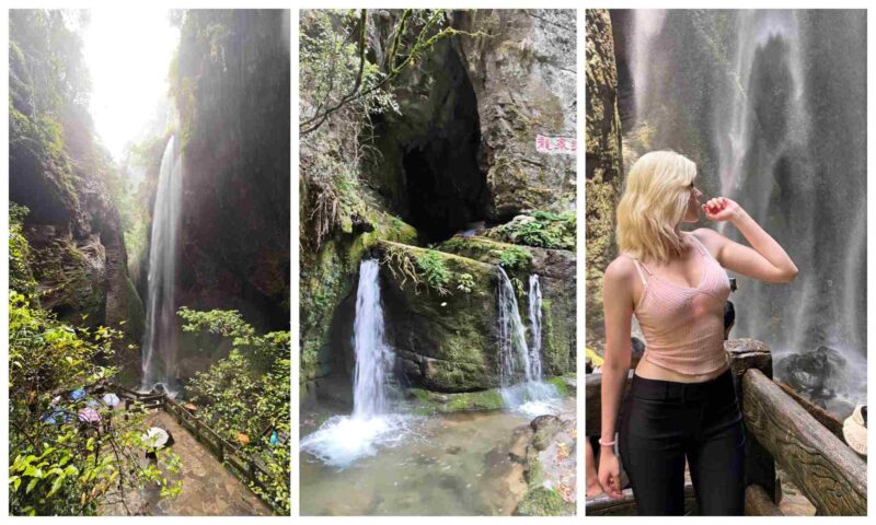 Scenic forest trail and nature view in Fairy Mountain Wulong Chongqing