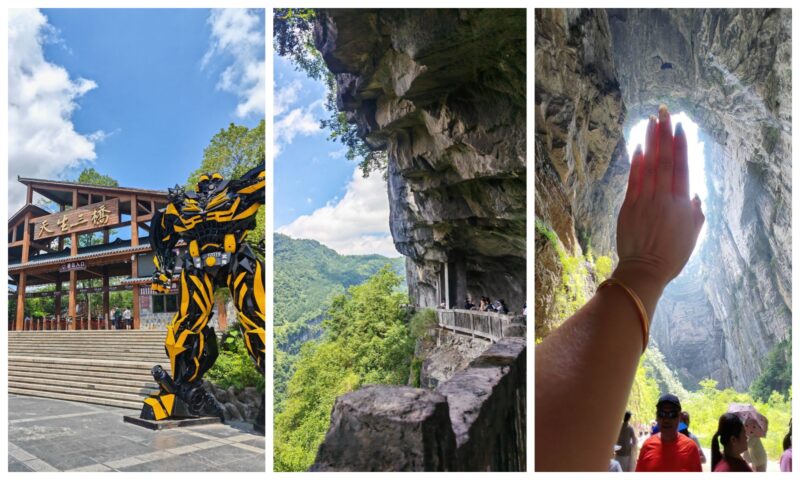Wulong Karst Three Natural Bridges UNESCO World Heritage site near Chongqing