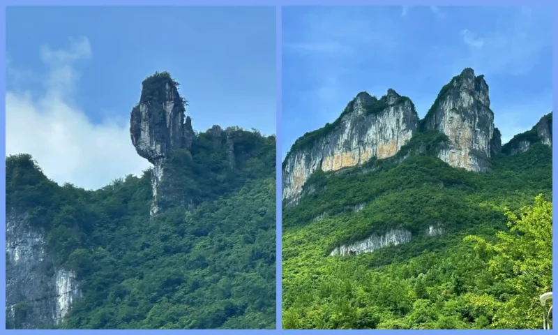 Dramatic karst peaks and natural landscapes around Fairy Mountain in Wulong