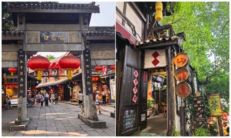 Traditional streets of Ciqikou Ancient Town during Chongqing 6 Day Itinerary