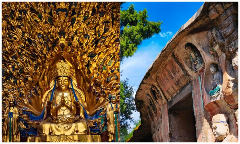 Dazu Rock Carvings UNESCO heritage site featured in Chongqing 6 Days 5 Nights tour